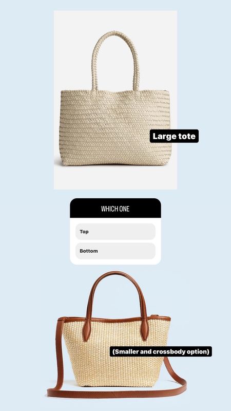 My two favorite summer purses from Madewell. They both would be perfect for a travel outfit since one could hold all of your carryon stuff and one would be easy to pack in your bag as your purse for the trip (and it’s a crossbody!). 

#LTKSeasonal #LTKitbag