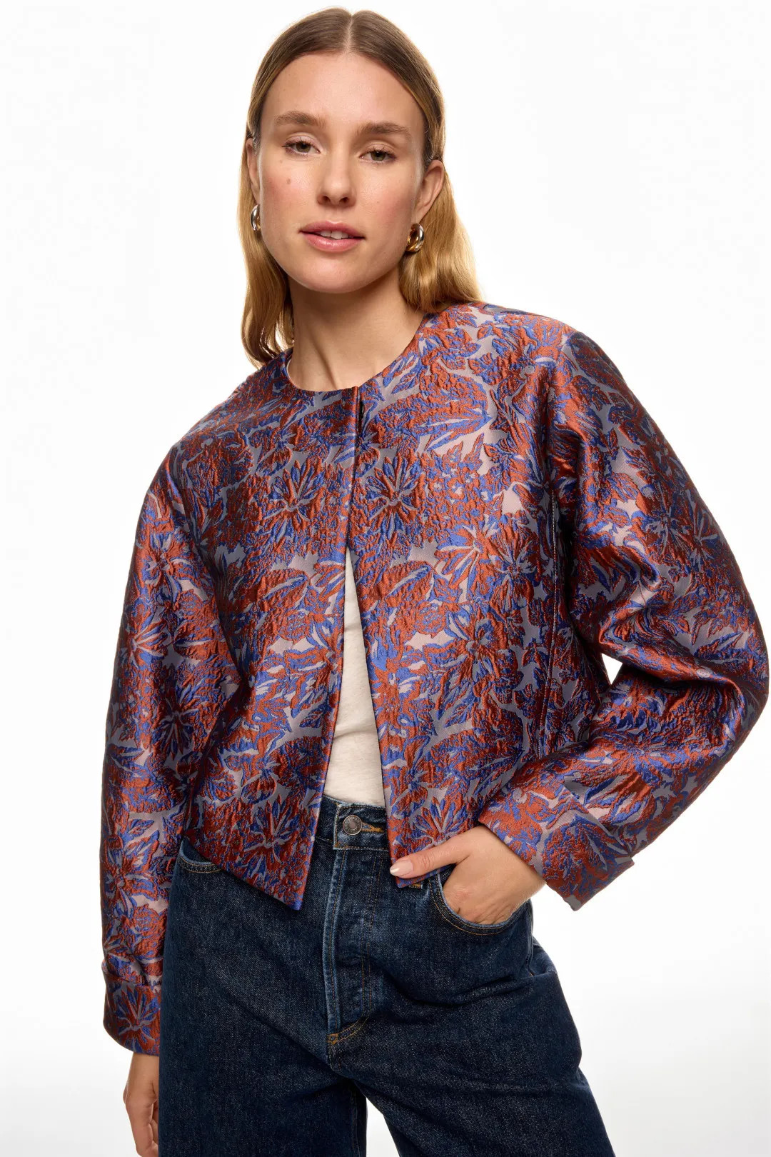 Neville Cloque Jacket | Rent the Runway