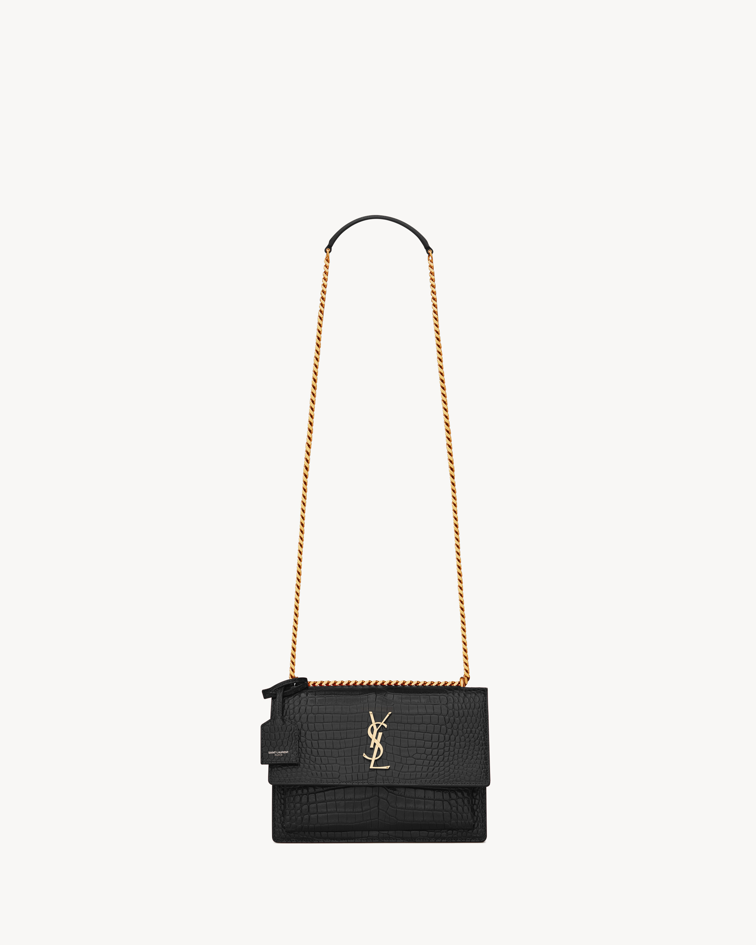 SUNSET MEDIUM IN CROCODILE-EMBOSSED LEATHER | Saint Laurent Inc. (Global)