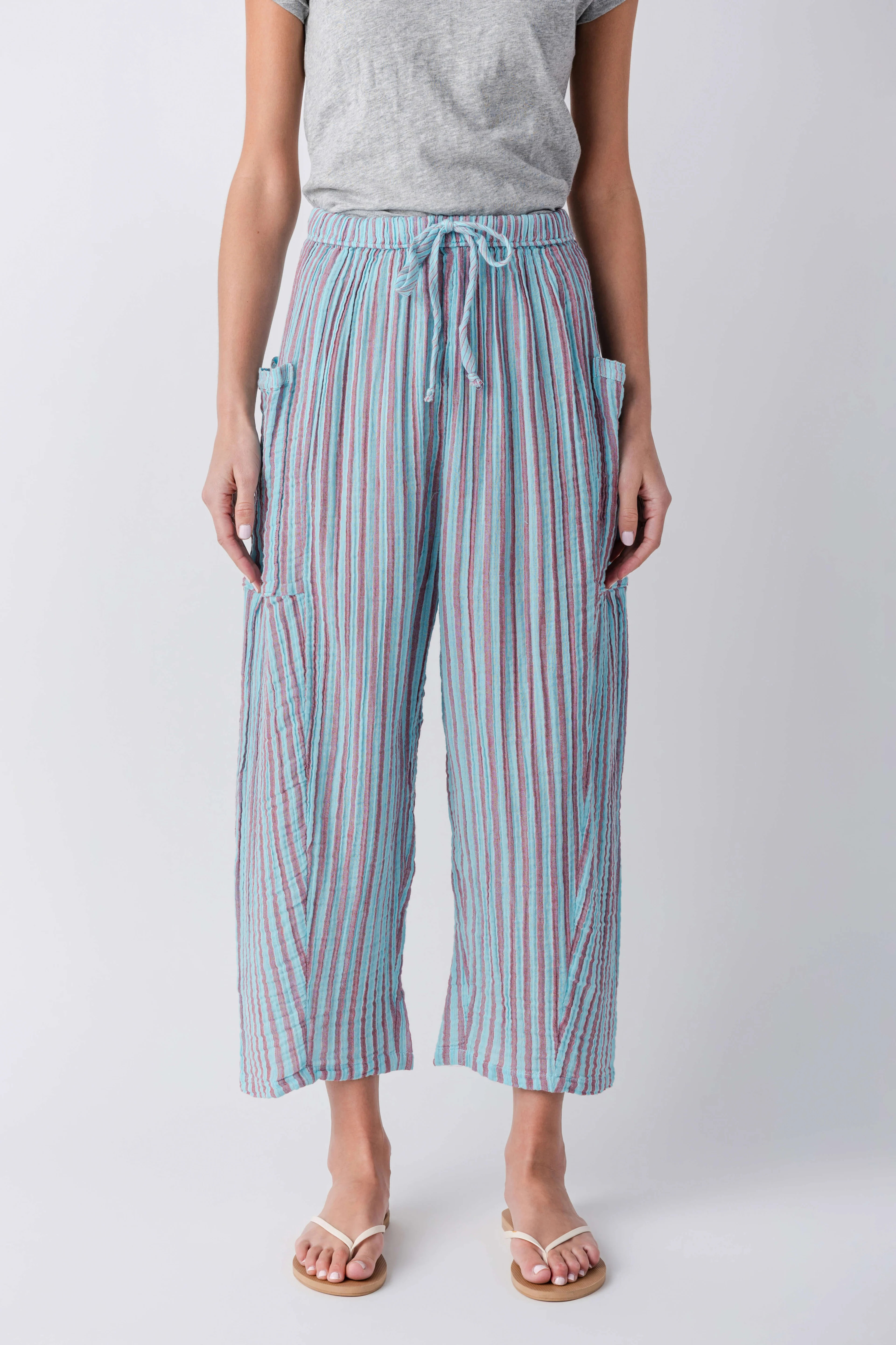 Free People Striped Quinn Pant | Social Threads