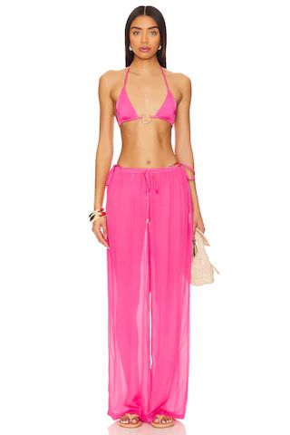 Oasis Pants in Barbie | Pink Sheer Pants | Pink Pants Outfit | Pink Vacation Pants Pink Beach Pants | Revolve Clothing (Global)