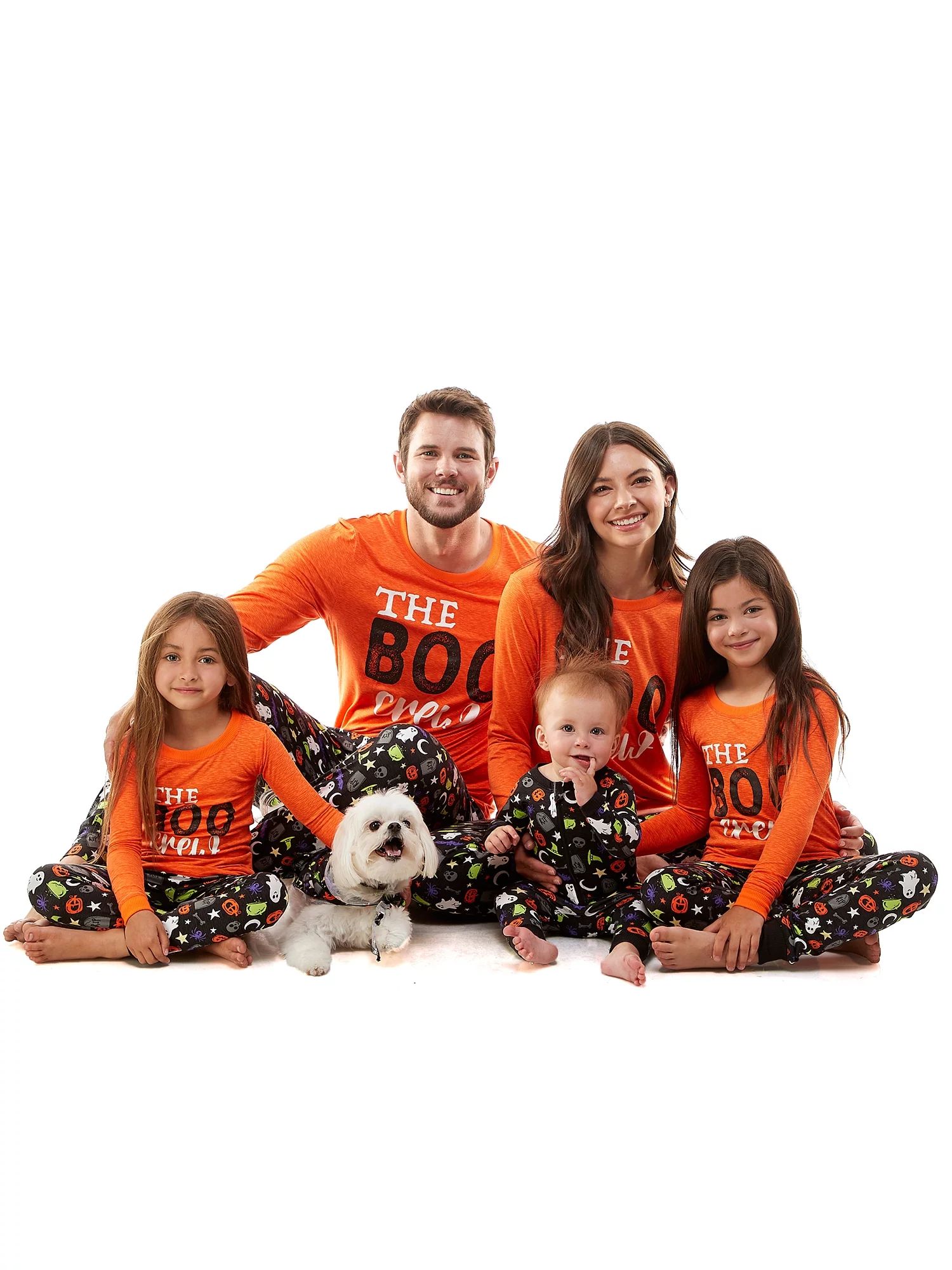 Derek Heart Boo Crew Matching Halloween Family Pajamas - Walmart.com | Walmart (US)