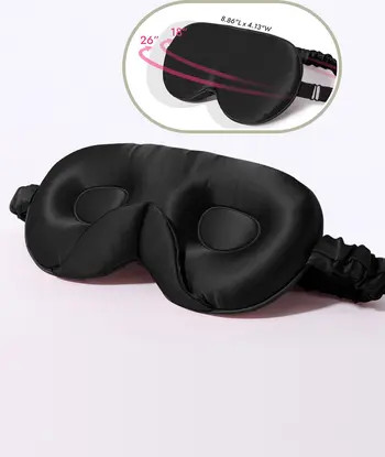 22 Momme Mulberry Silk Upgraded 3D Adjustable Eye Mask | Nordstrom