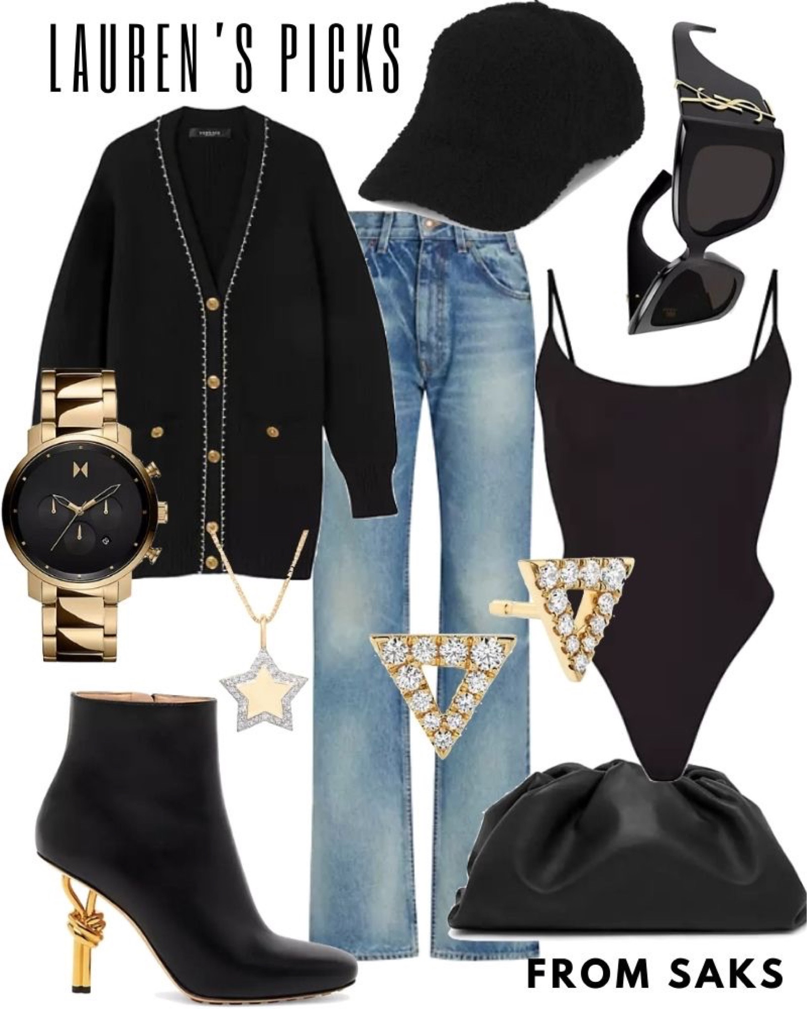 Sweater weather is here and I’ve teamed up with my favorite Bravoleb-loved shopping destination @saks to create an elevated cozy look that is perfect for the season. Want to change up the look? Pair it with a pair of leather pants or switch up the heels for sneakers.  #saks #sakspartner
