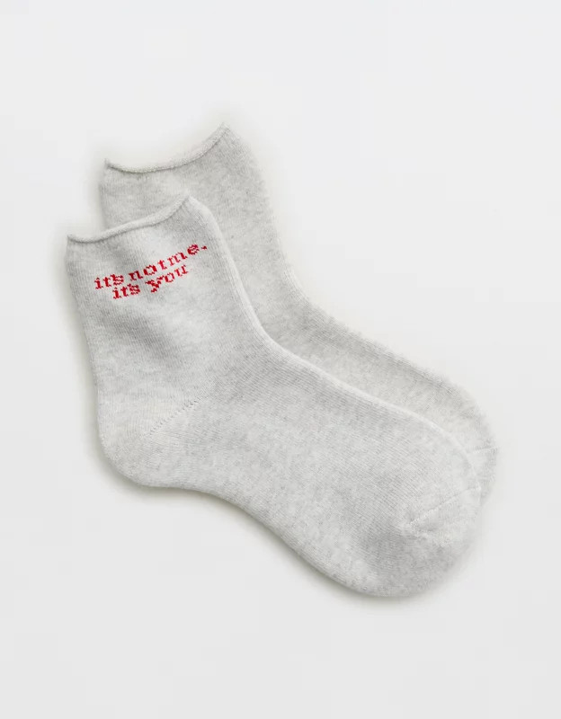 Aerie Terry Quarter Socks | Aerie