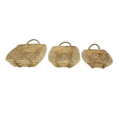 Rectangular 3 Piece Wicker/Rattan Basket Set Bay Isle Home | Wayfair North America