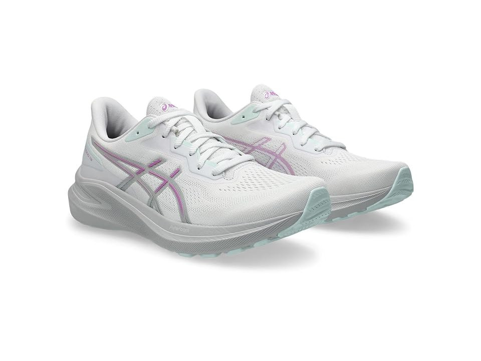 ASICS GT-1000 13 (White/Lavender Glow) Women's Running Shoes | Zappos