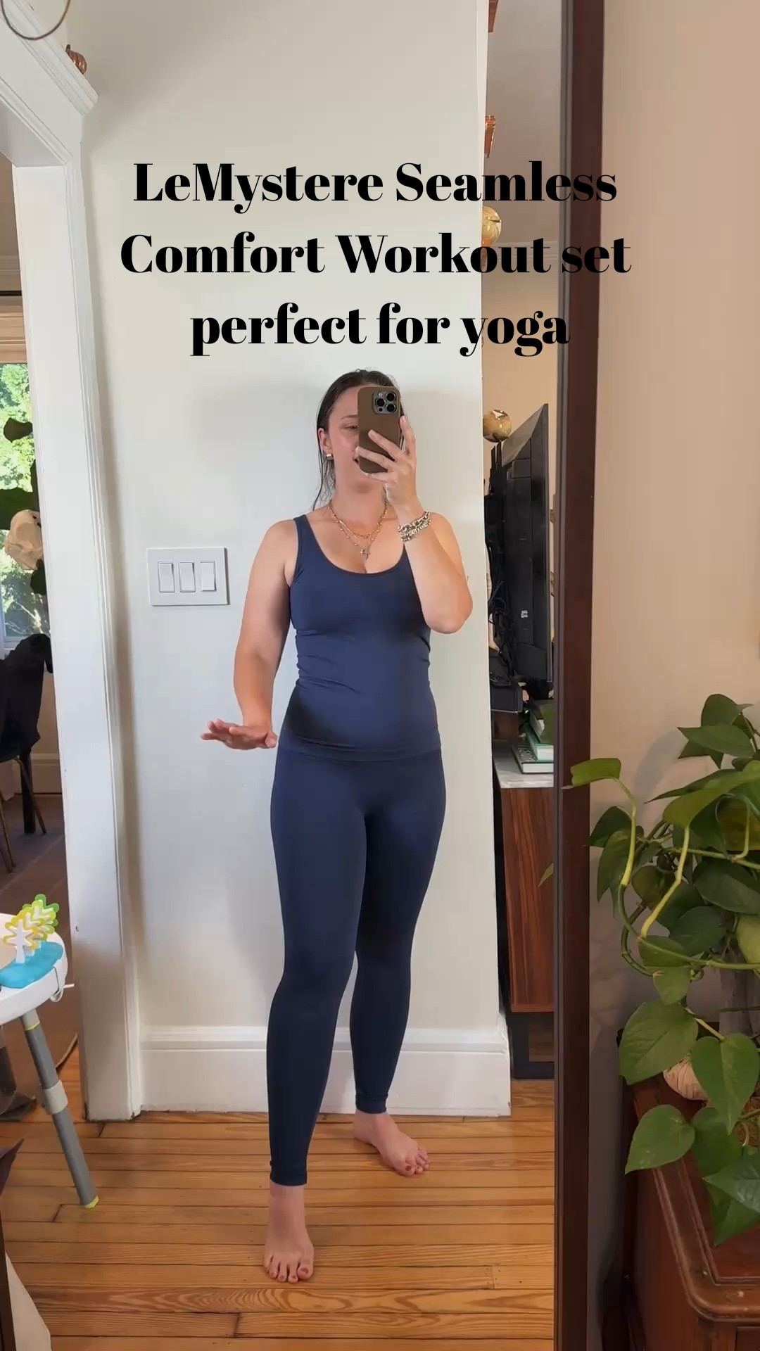 Back to workouts in the Le Mystere Seamless Comfort Set 🖤 I’m wearing a size medium (true to size) and love how soft + smooth it feels. Perfect for yoga, errands, or just mom life with 3 kids 🙌🏼 Le Mystere has been my go-to bra brand for years, and this set does not disappoint!

#lemystere #lemysterelingerie #seamlessset #comfortset #yogaset #athleisurestyle #momstyle #mombod #postpartumstyle #everydaycomfort #truefit #ttsfit #softandsmooth #yogamom #activewearmom #comfortfirst #ltkfit #ltkactive #ltkstyle