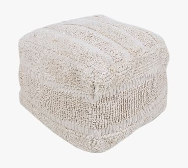 Elain Handwoven Pouf | Pottery Barn (US)