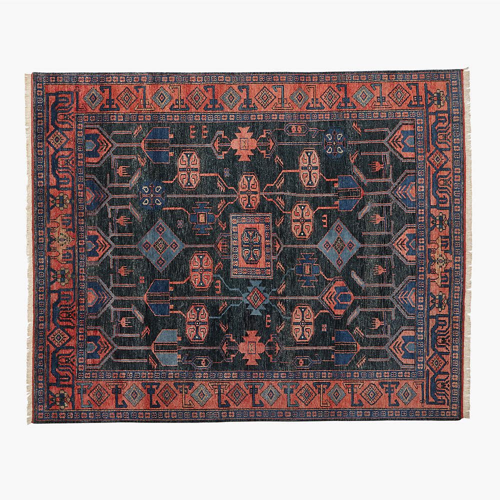 Eros Hand-Knotted Brown Rug | CB2 | CB2