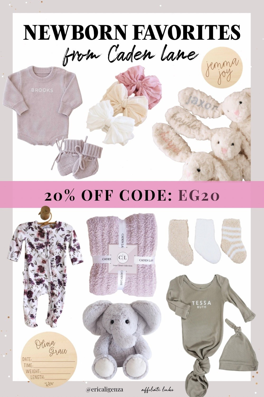 Newborn favorites from Caden Lane - use code EG20 for 20% off! 

#LTKmomlife #LTKBaby #LTKKids