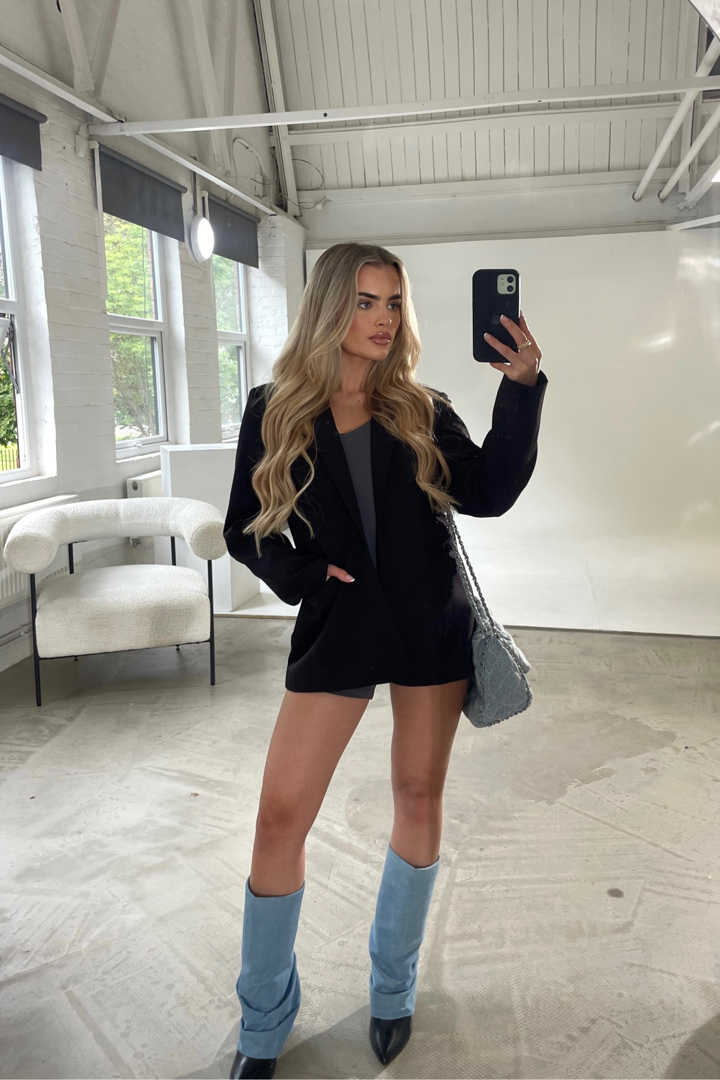 Who said double denim wasn’t a vibe?☁️

P.s. I just saw that these heels & bag are hugely discounted right now🤫

#ego #fashion #model #winter #discount

#LTKSeasonal #LTKparties #LTKstyletip