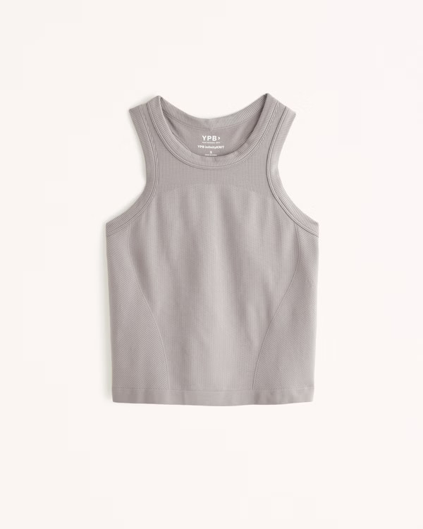 YPB infinityKNIT High-Neck Skimming Tank | Abercrombie & Fitch (US)