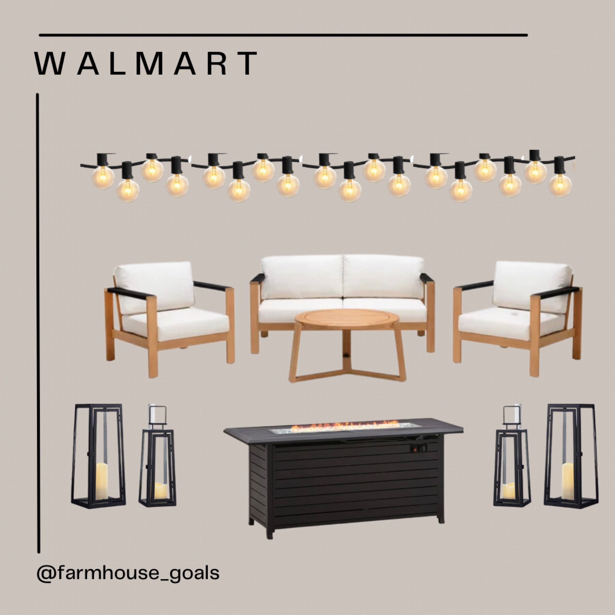 Walmart Patio Style 🖤

#LTKhome #LTKSeasonal #LTKstyletip