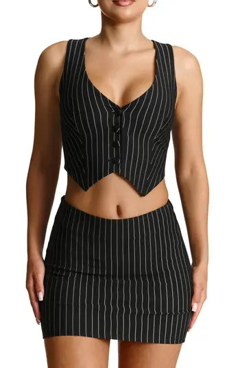 N BY NAKED WARDROBE Tailored Vest in Black at Nordstrom Rack, Size Small | Nordstrom Rack