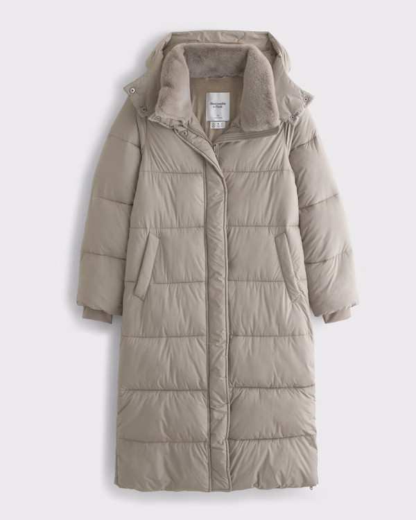 Women's Long Puffer | Women's New Arrivals | Abercrombie.com | Abercrombie & Fitch (US)