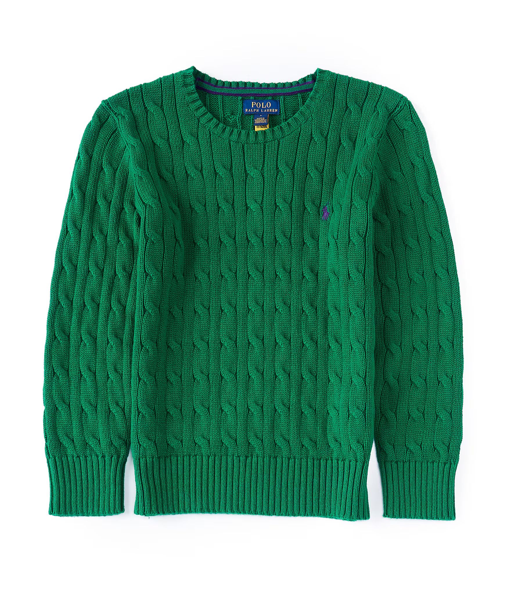 Little Boys 2T-7 Cable Cotton-Knit Sweater | Dillard's