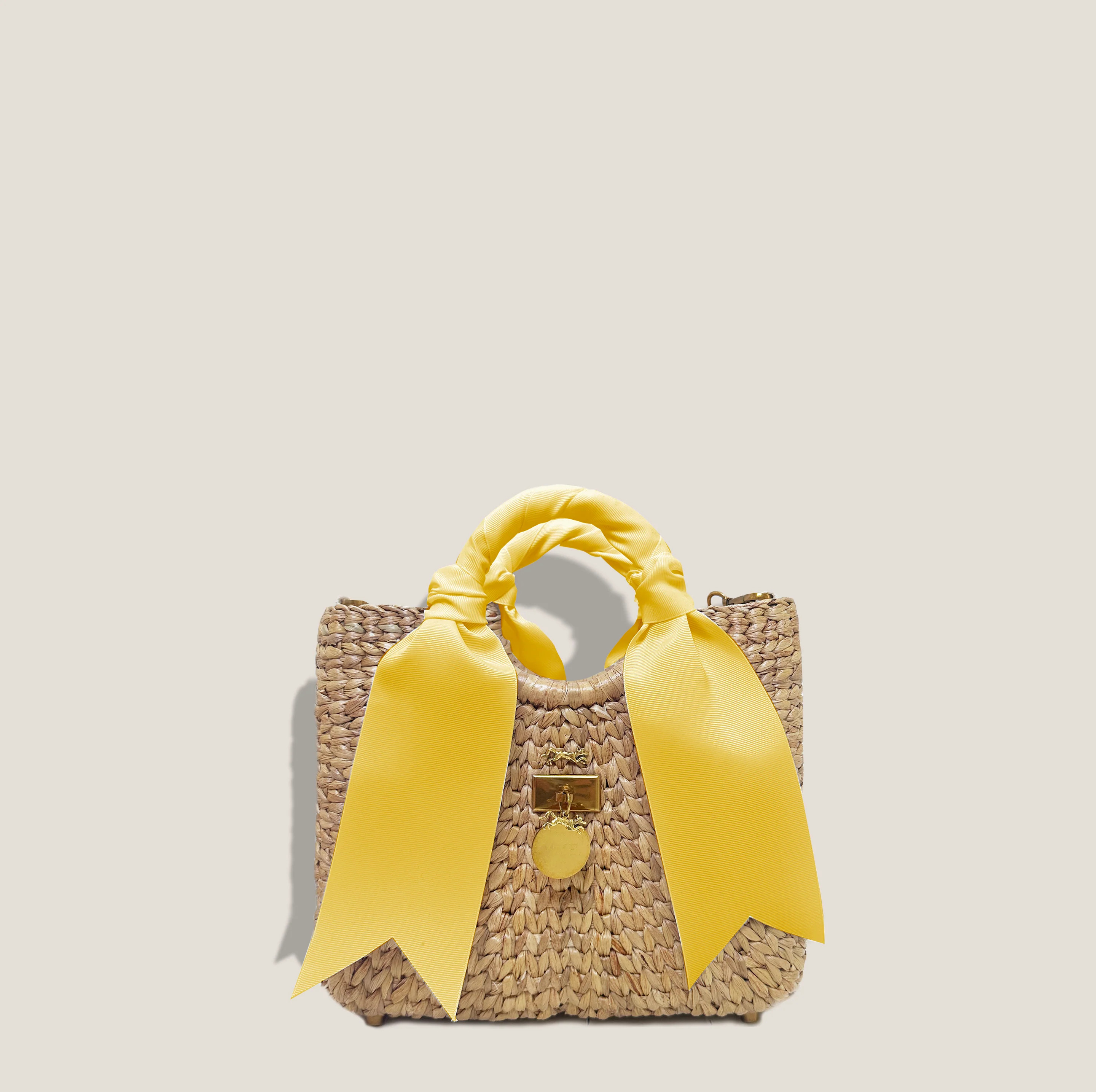 MME. BABY BENTLEY TOTE -  Citron | MME.MINK
