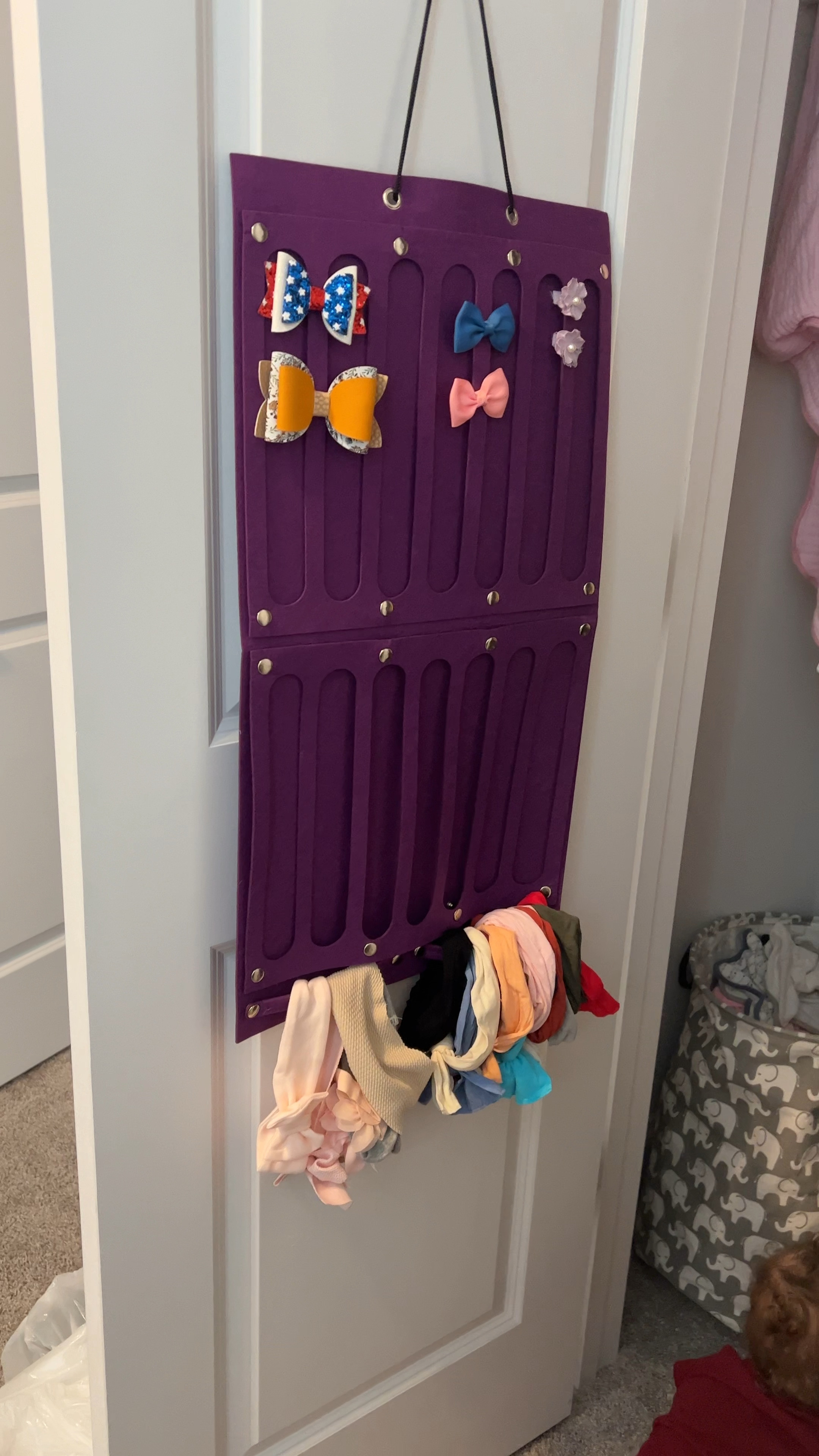 LOVE this bow / headband organizer! Such a cheap find! 

#LTKkids #LTKbaby #LTKFind