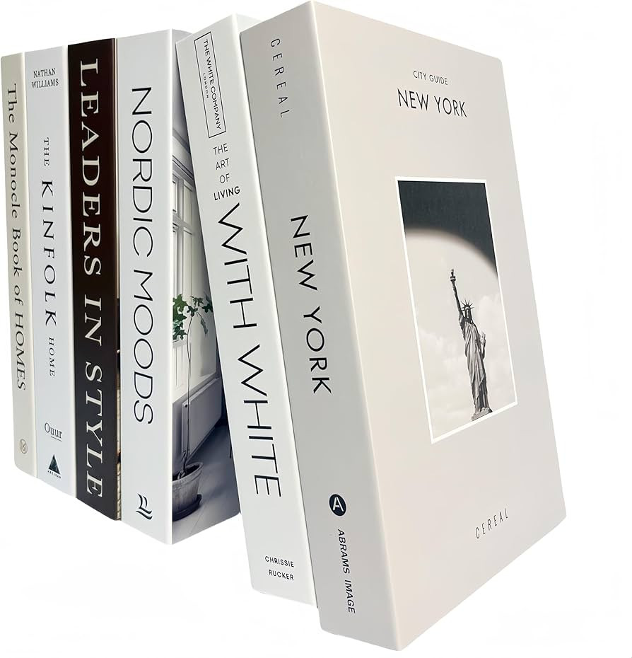 6 Pack Decorative Books | Faux Books for Home Décor | Coffee Table Books Hardcover | Ediactcyl F... | Amazon (US)