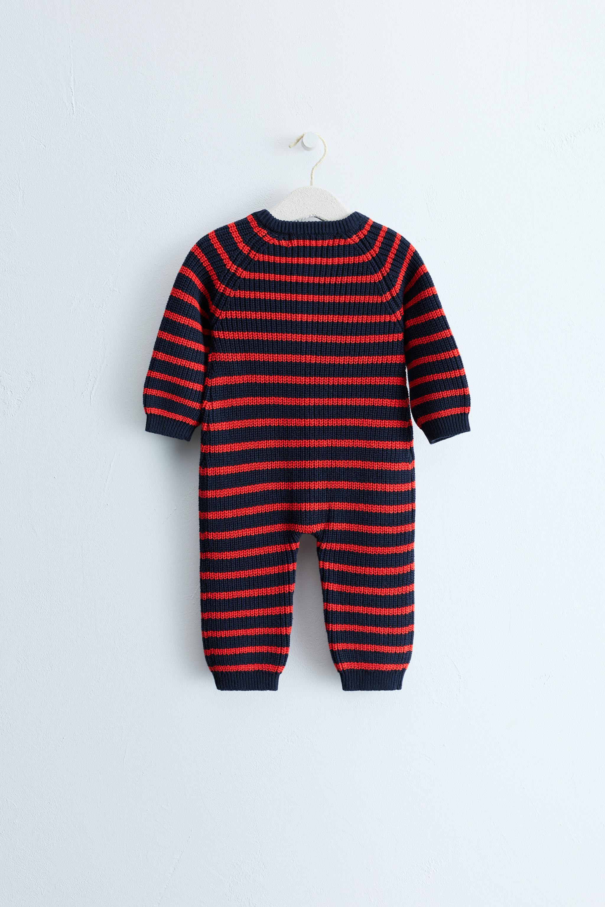 ZARA TIMELESS - STRIPED COTTON AND WOOL BLEND JUMPSUIT | Zara US