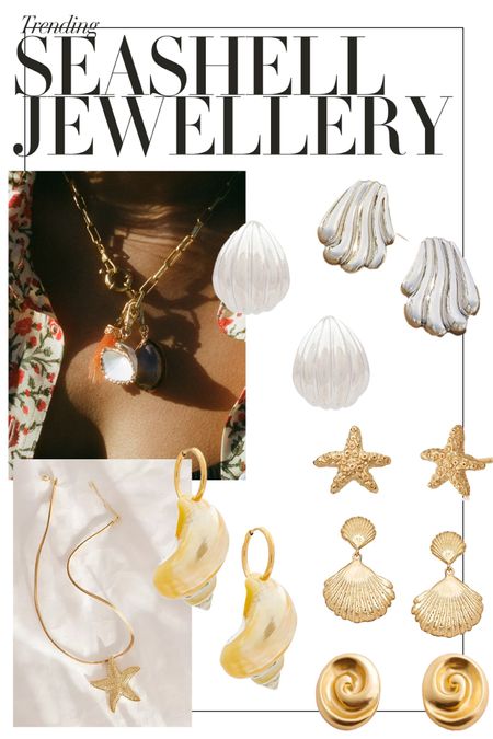Summer in a jewellery box 🐚🐚
Seashell jewellery | Shell earrings | Starfish necklace | Holiday accessories | Beach outfit | Statement earring 

#LTKU #LTKtravel #LTKswim