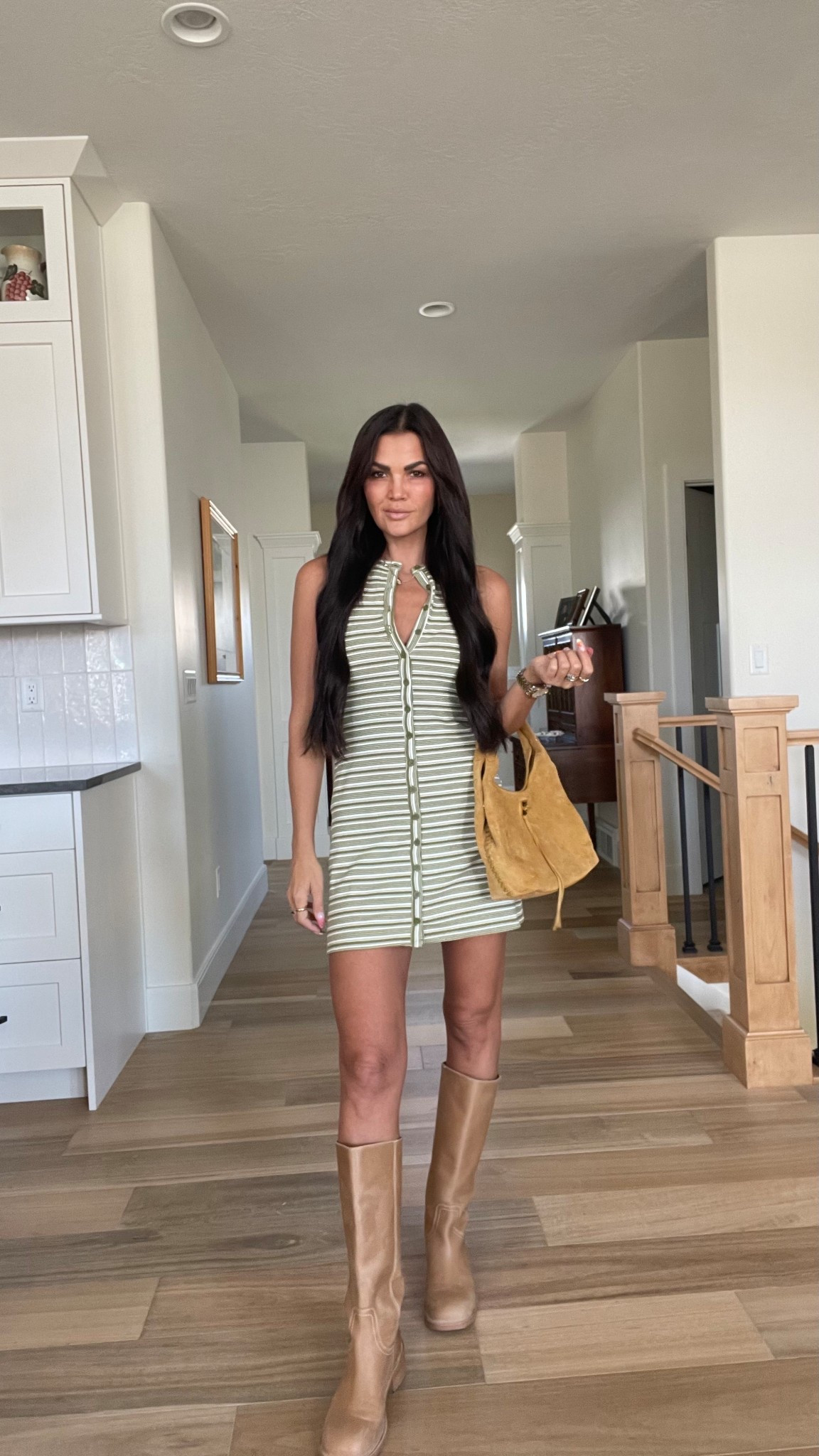 Striped Button Down Dress from Target 
Rebecca Minkoff Bag 
Steve Madden Boots 
Electric Picks Necklaces - code: WildOne20
Abbott Lyon Watch 
Alco Jewelry Rings 
Made by Mary Rings - Code: Kristin10


#LTKItBag #LTKStyleTip #LTKShoeCrush