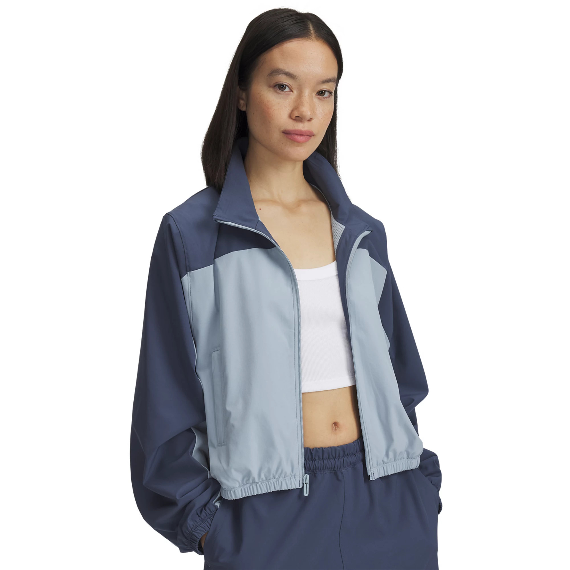 Women's Under Armour Rival Woven Crop Jacket | Kohl's