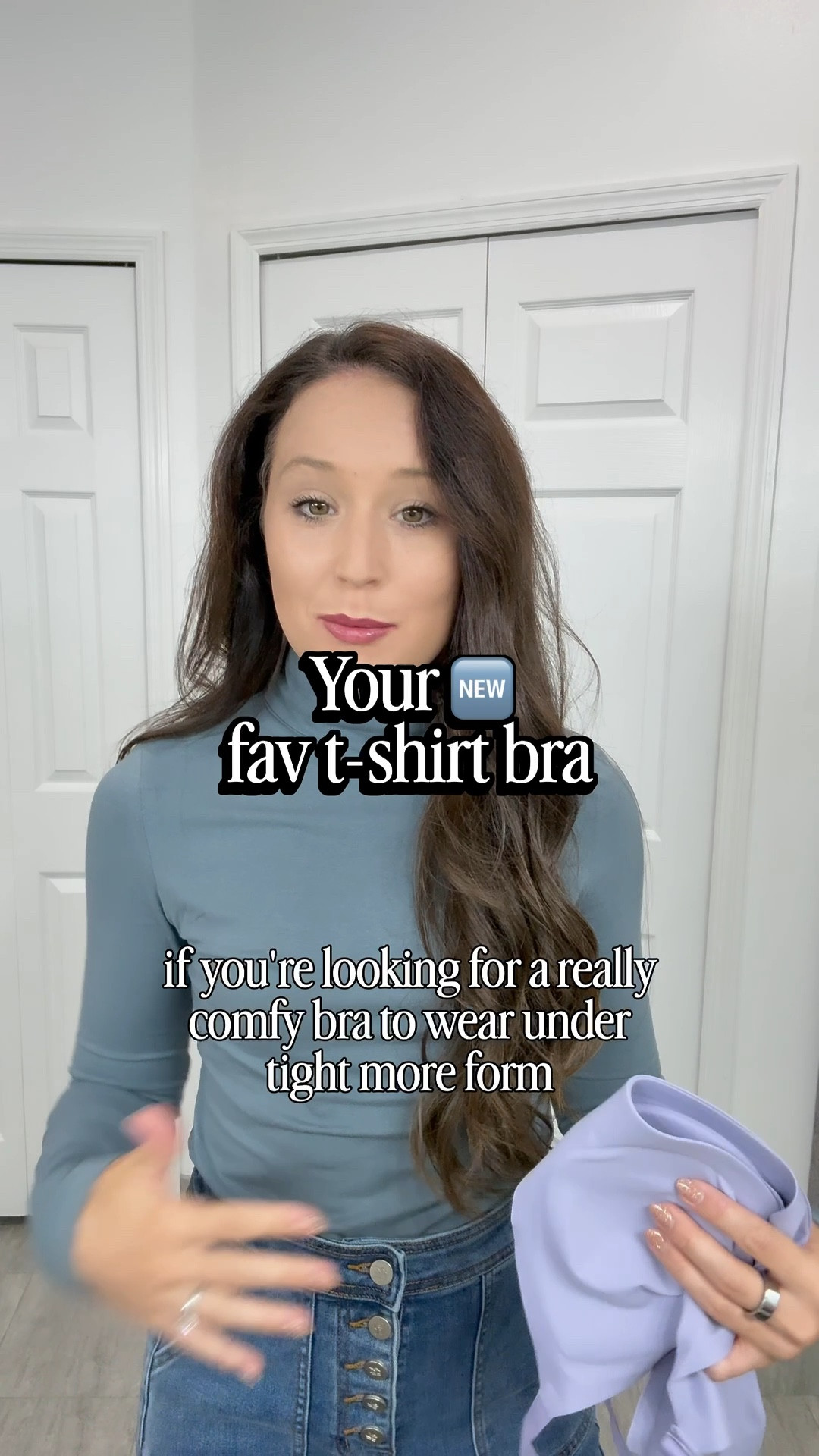 The new lehoba bra offers comfort, natural lift, perfect for under form fitted t-shirts. It’s an everyday essential for tops like this one where you dont want any lines. The straps are wide and comfortable and there’s no underwire. An extra extension hook is included as well as two cup pads.  Find this closet staple at the link in my bio! 

#LTKStyleTip #LTKFallSale #LTKFindsUnder50