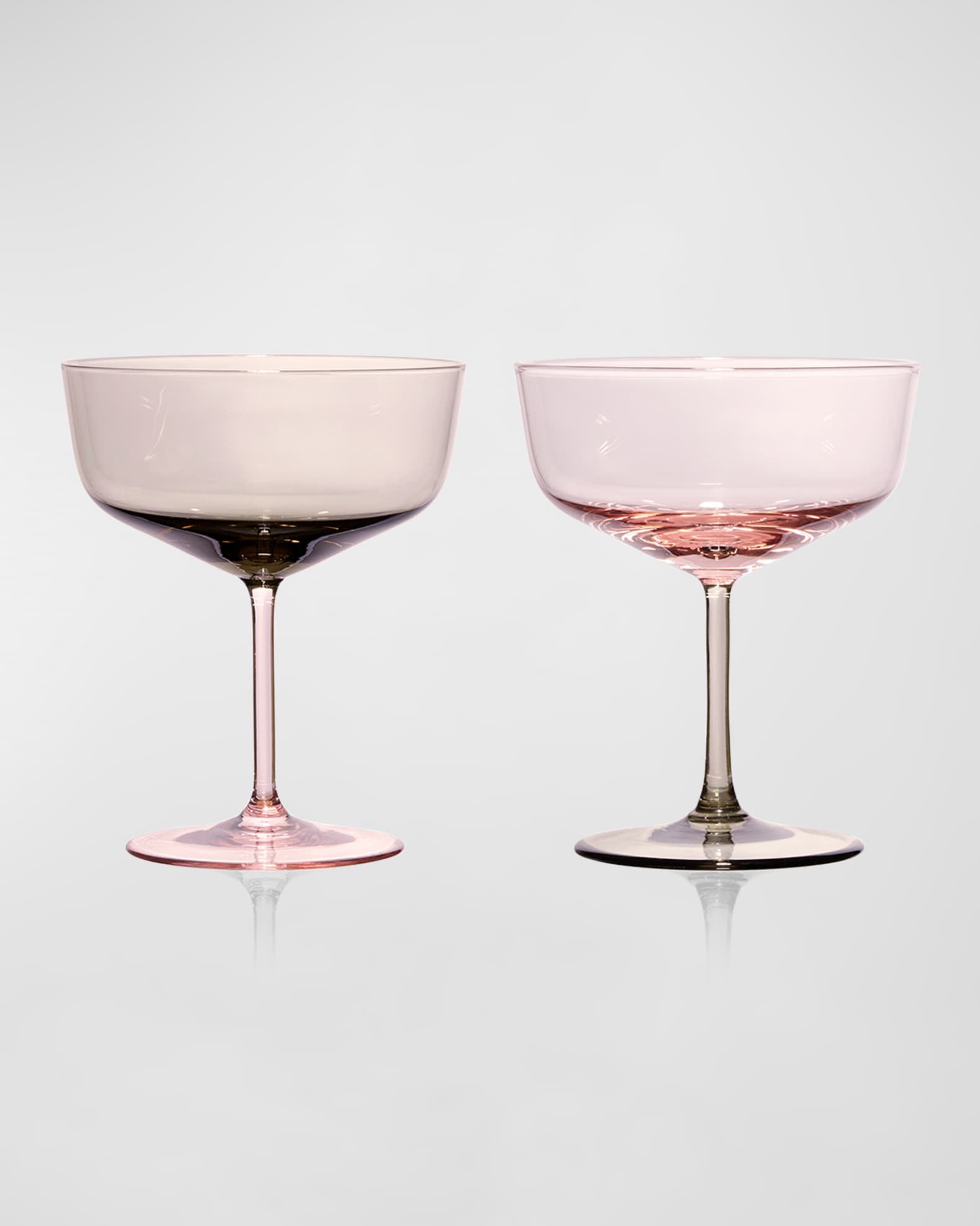Celia Rose & Mocha Coupe Cocktail Glasses, Set of 2 | Neiman Marcus