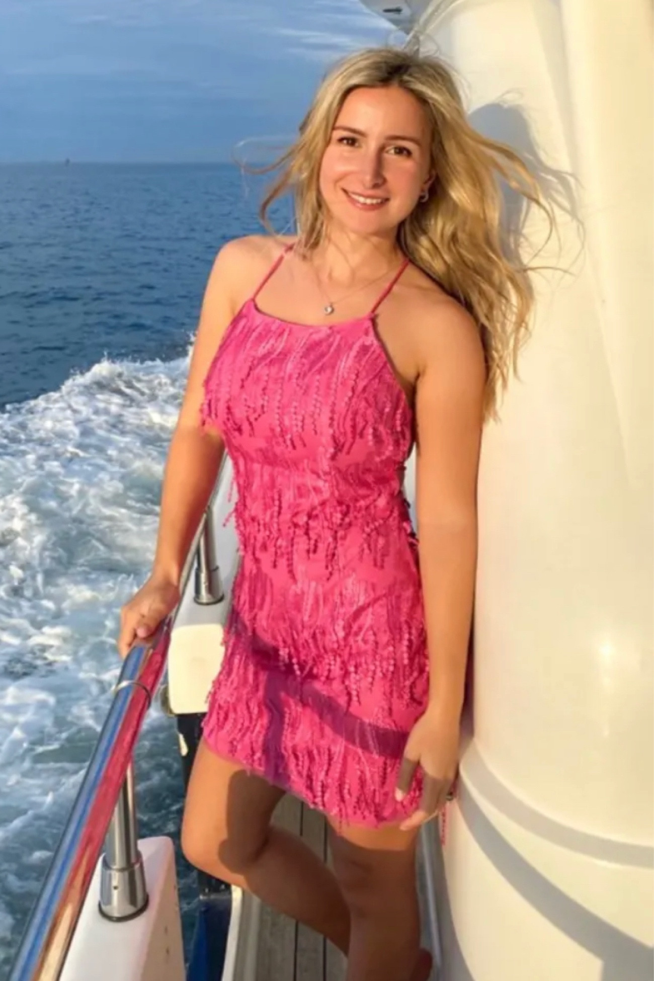 This bright pink dress is so cute!

Cruise vacation outfit, 30th birthday dress, fringe dress

#LTKFind #LTKunder100