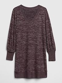 Softspun Blouson Sleeve V-Neck Dress | Gap (CA)