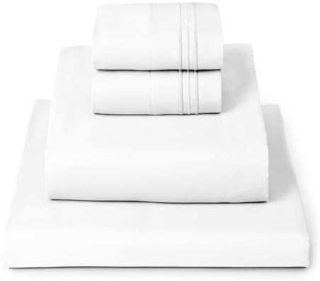 Mellanni Queen Sheets Set - 4 PC Iconic Collection Bedding - Hotel Luxury, Extra Soft, Cooling Be... | Amazon (US)