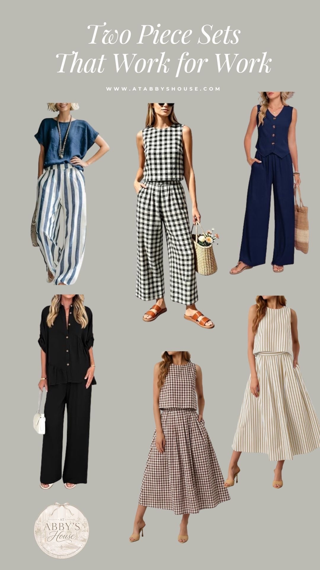 Adorable set options that work for at work and after too! 
#twopiece #womenssets #workwear #officeootd

#LTKmomlife #LTKOver40 #LTKWorkwear