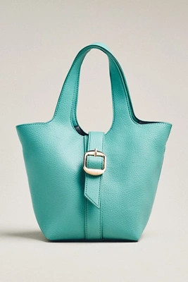 Pebbled Mini Bucket Tote | Anthropologie (US)