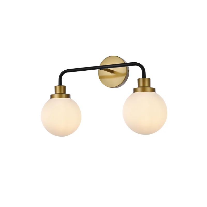 Alresford 2 - Light Dimmable Armed Sconce | Wayfair Professional