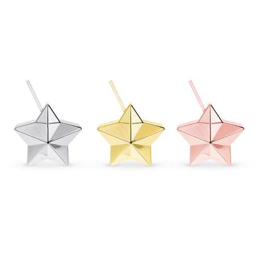 Assorted Metallic Star Drink Tumblers | Ellie and Piper