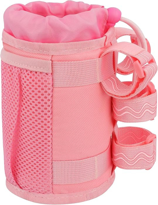 Bike Cup Holder, Water Bottle Holder Handlebar for Bike with Mesh Pockets, Universal Fabric Bicyc... | Amazon (US)