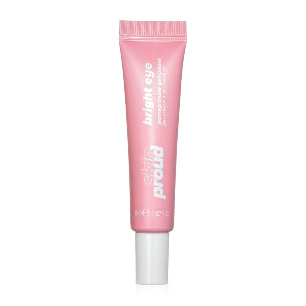 Skin Proud Bright Eye, 2% Niacinamide Pomegranate Gel Eye Cream, 100% Vegan, 0.507 fl oz | Walmart (US)
