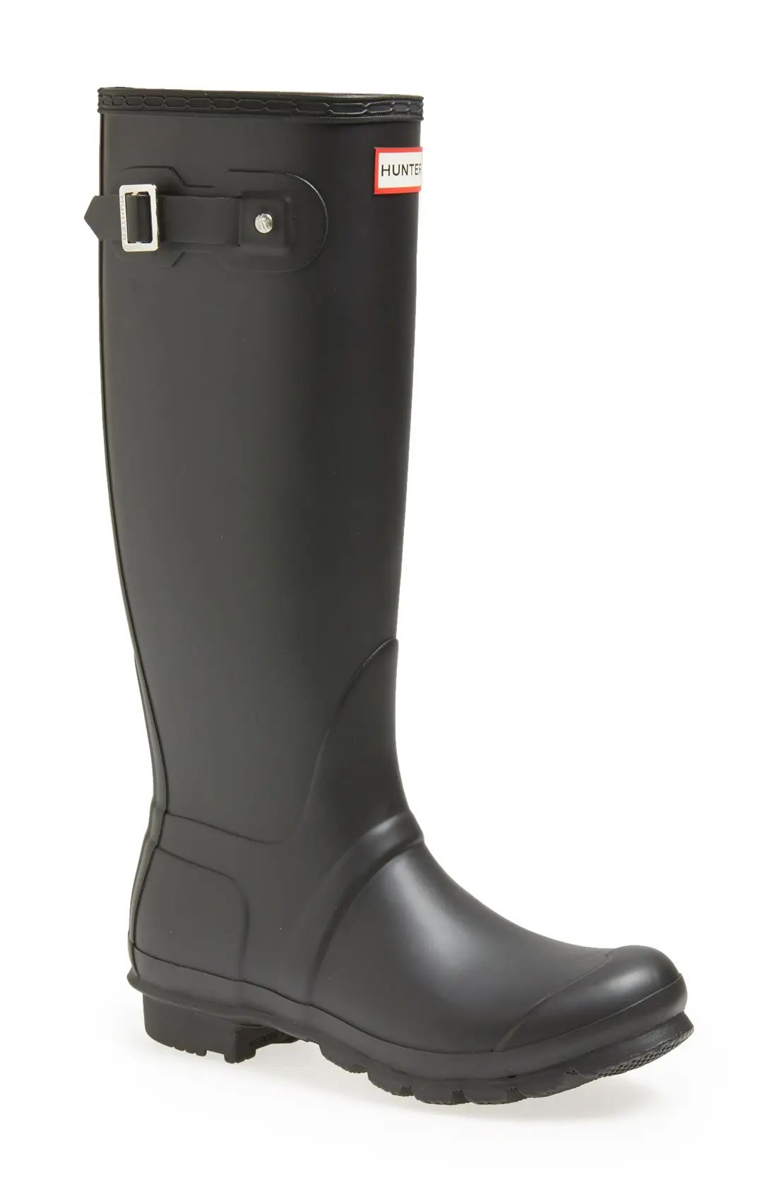 Women's Hunter Original Tall Waterproof Rain Boot, Size 7 M - Black | Nordstrom
