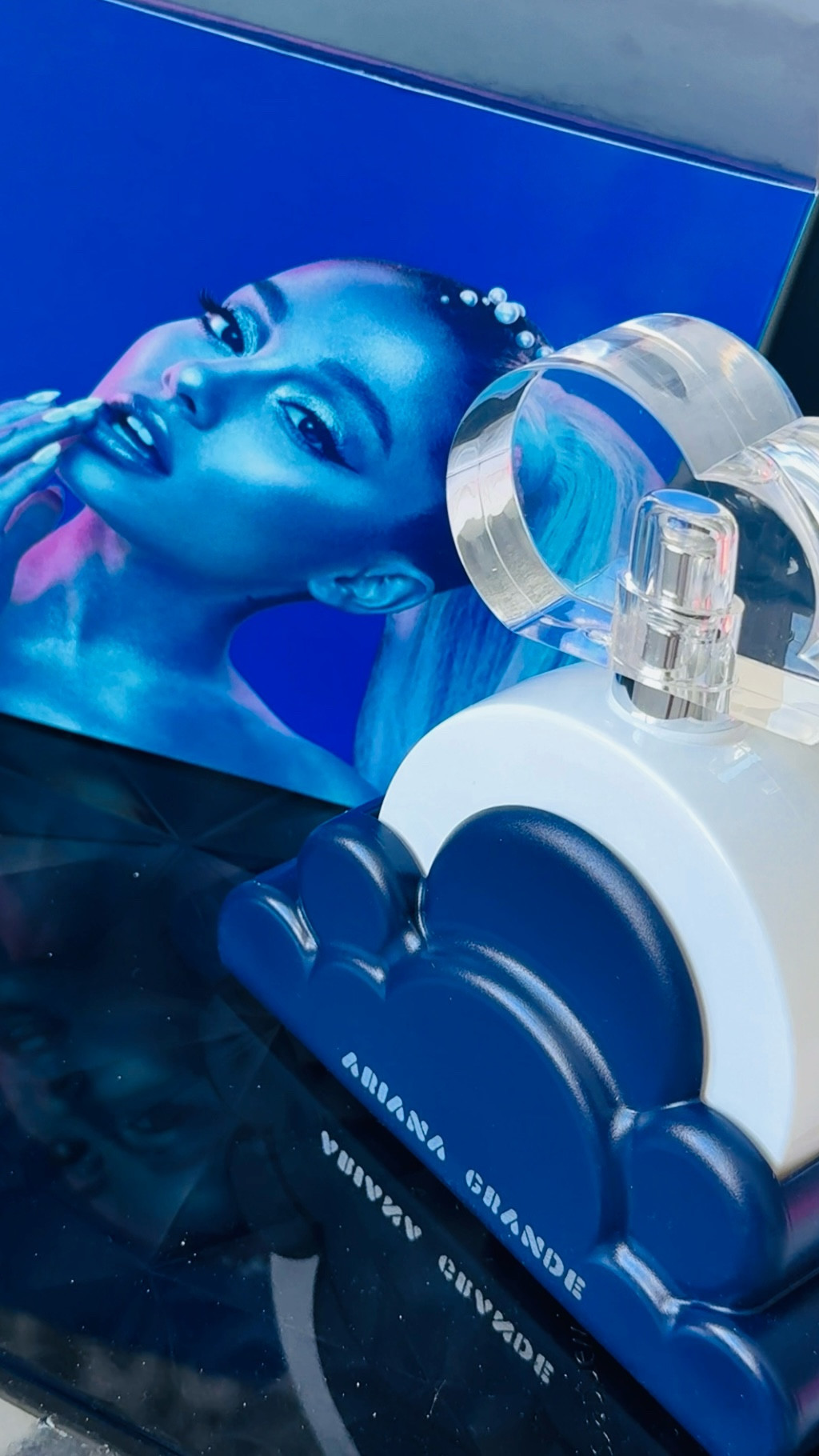 Ariana Grande Cloud Intense Eau de Parfum ✨ A dreamy vanilla cashmere fragrance with creamy coconut, warm musk, rich gourmand sweetness, and cozy luxe depth in Ariana Grande’s iconic cloud bottle. If you love feminine perfumes, signature scents, soft glam fragrances, and perfumes that smell expensive, this is such a beautiful pick. Styling this with chic blue, silver, and cloud-inspired bags that match the whole vibe perfectly. Perfect for date night, everyday glam, gifting, or building your fragrance wardrobe. Tap to shop this scent and the matching accessories. Nirvana the Shih Tzu 💋 Nirvana Approved

#LTKgrwm #LTKBeauty #LTKdayinmylife