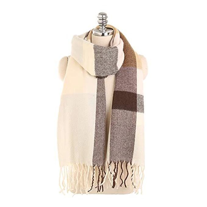 T-YJDY Color matching autumn and winter ladies warm scarf shawl | Amazon (US)