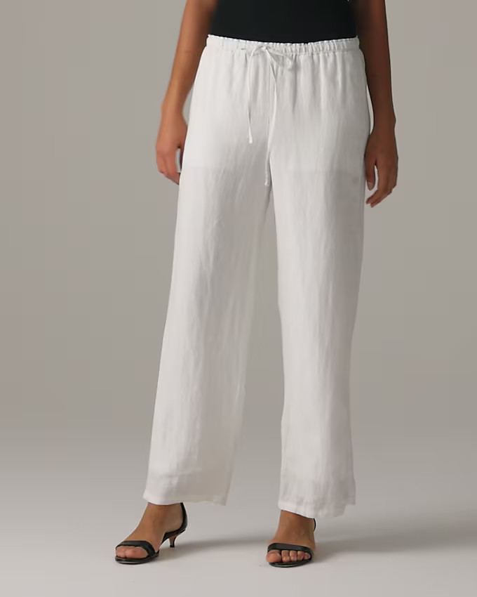 New Soleil pant in linen | J. Crew US