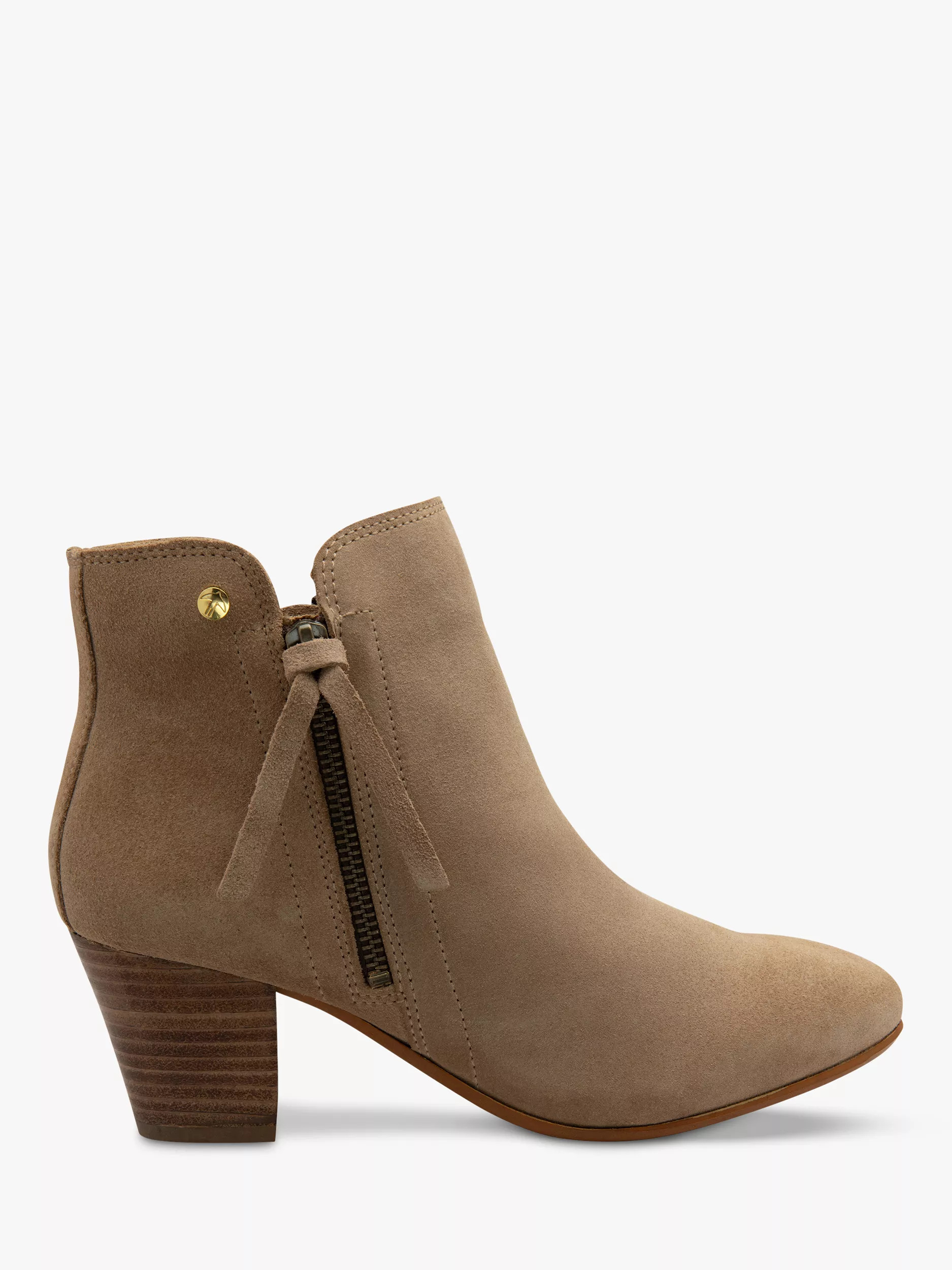 Ravel Tulli Suede Cuban Heel Ankle Boots | John Lewis (UK)