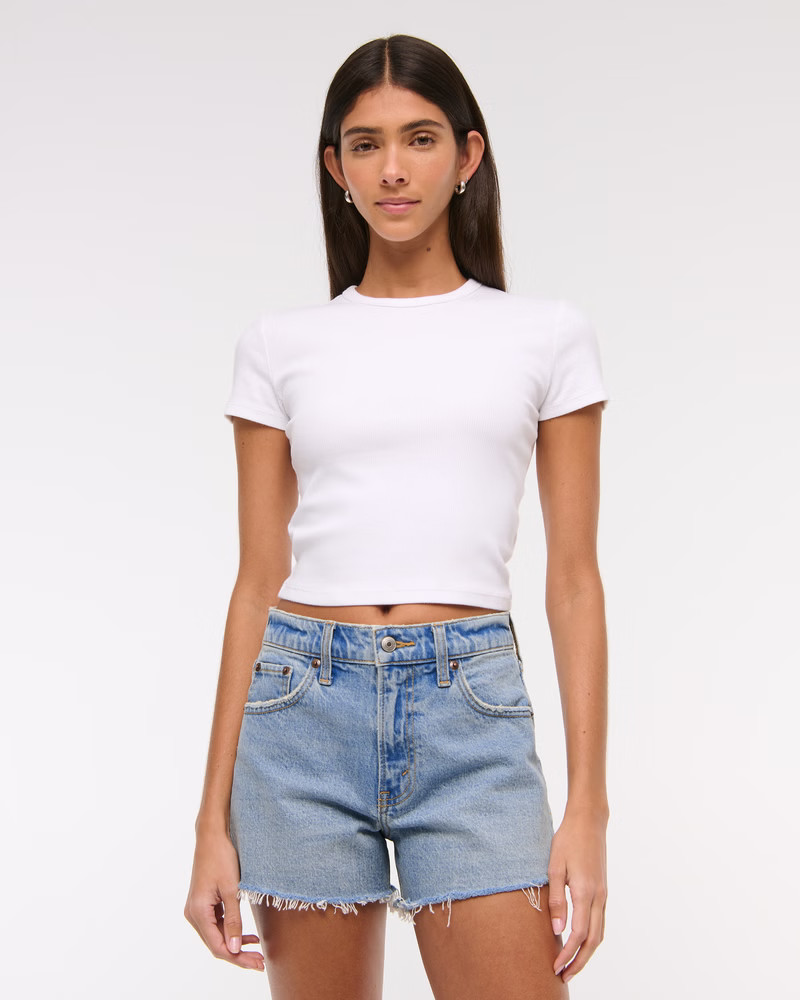 High Rise Dad Short | Abercrombie & Fitch (US)