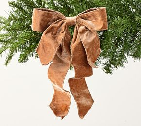 Velvet Double Bow Clip | Pottery Barn CA