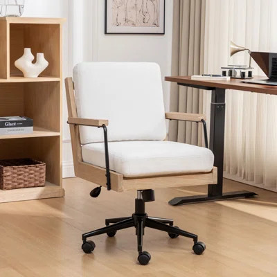 Camelo Solid Wood Swivel Task Office Chair | Wayfair North America