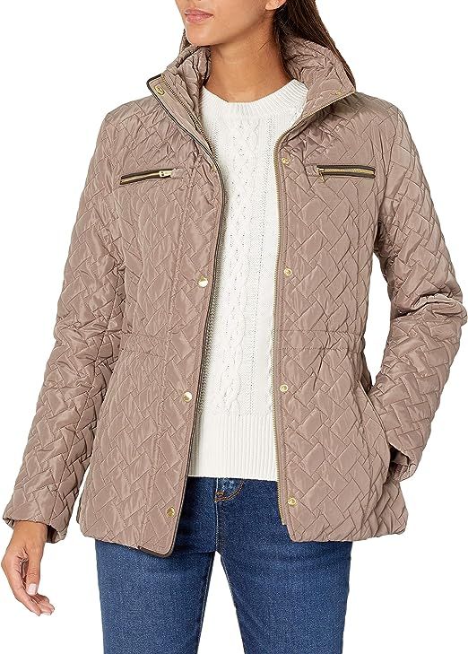 Cole Haan Women's Quilted Barn Jacket | Amazon (US)