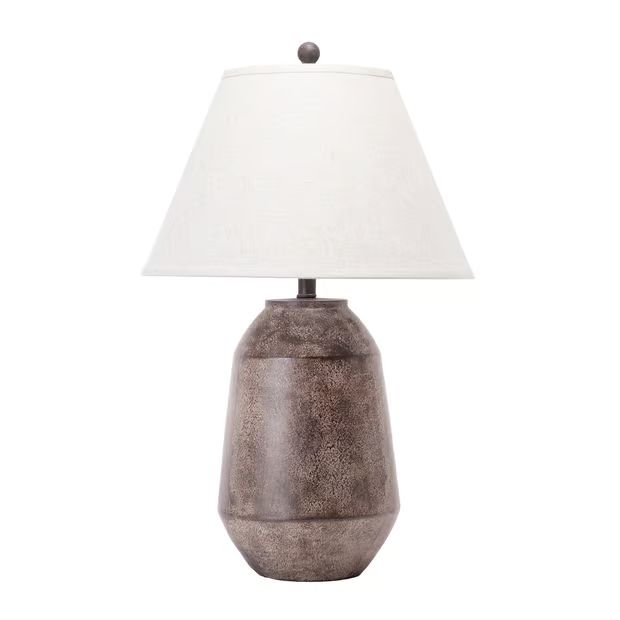 Brown 29-inch Mottled Resin Vintage Table Lamp | Rugs USA