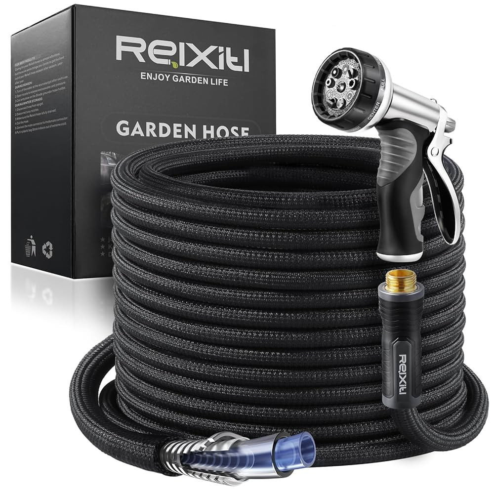 Relxitl Garden Hose, Flexible Water Hose, Ultra Lightweight Non-Expanding hose with 10 Function S... | Amazon (US)
